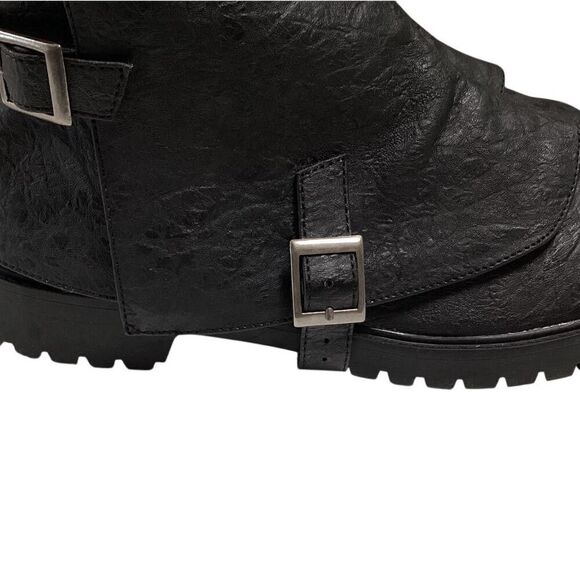 Funtasma Boots Mens 8 9 Black Pirate Captain Medieval Knight Aristocrat Nobleman - Picture 6 of 12